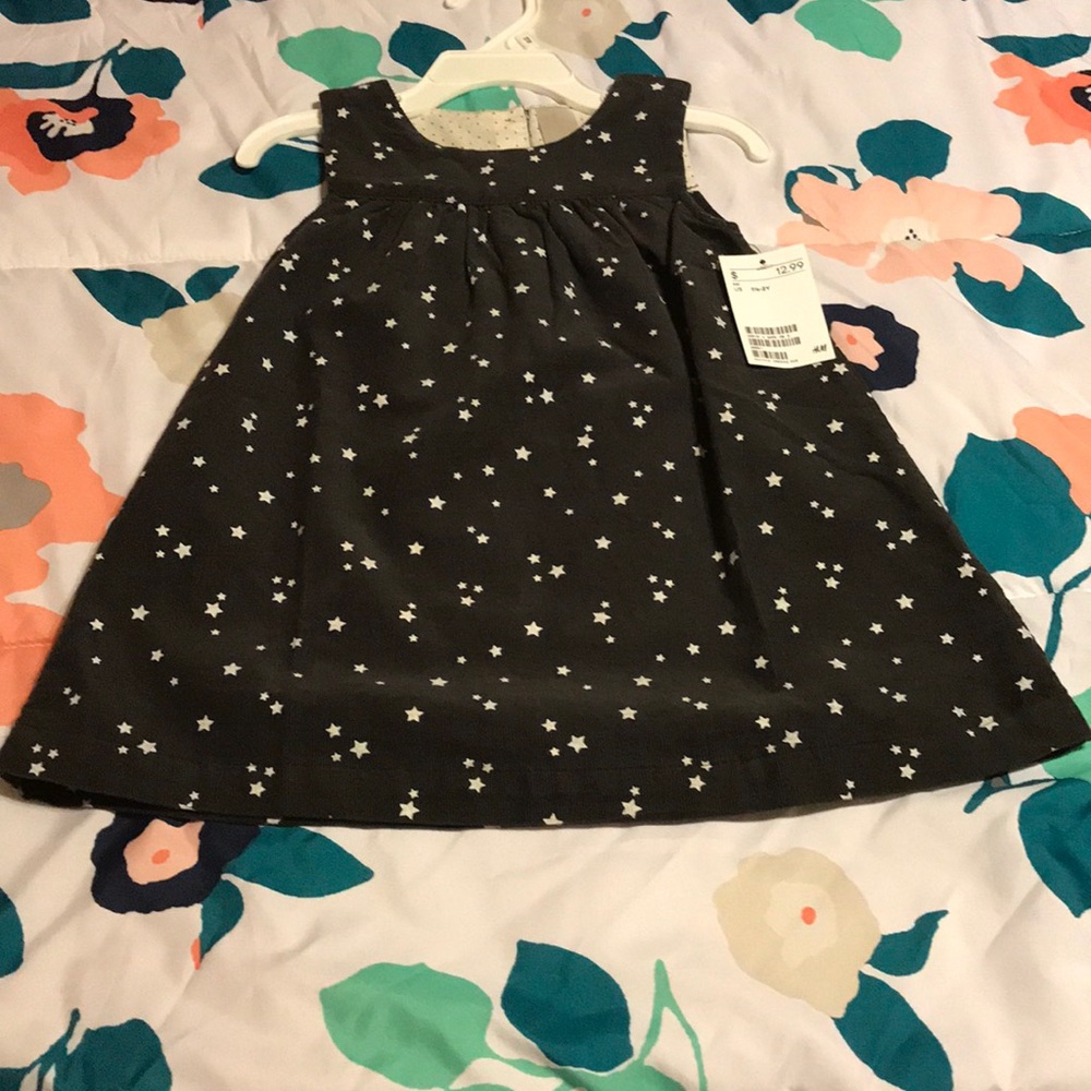 Black dress with stars